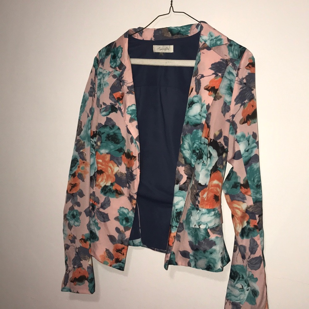 Flowery Blazer